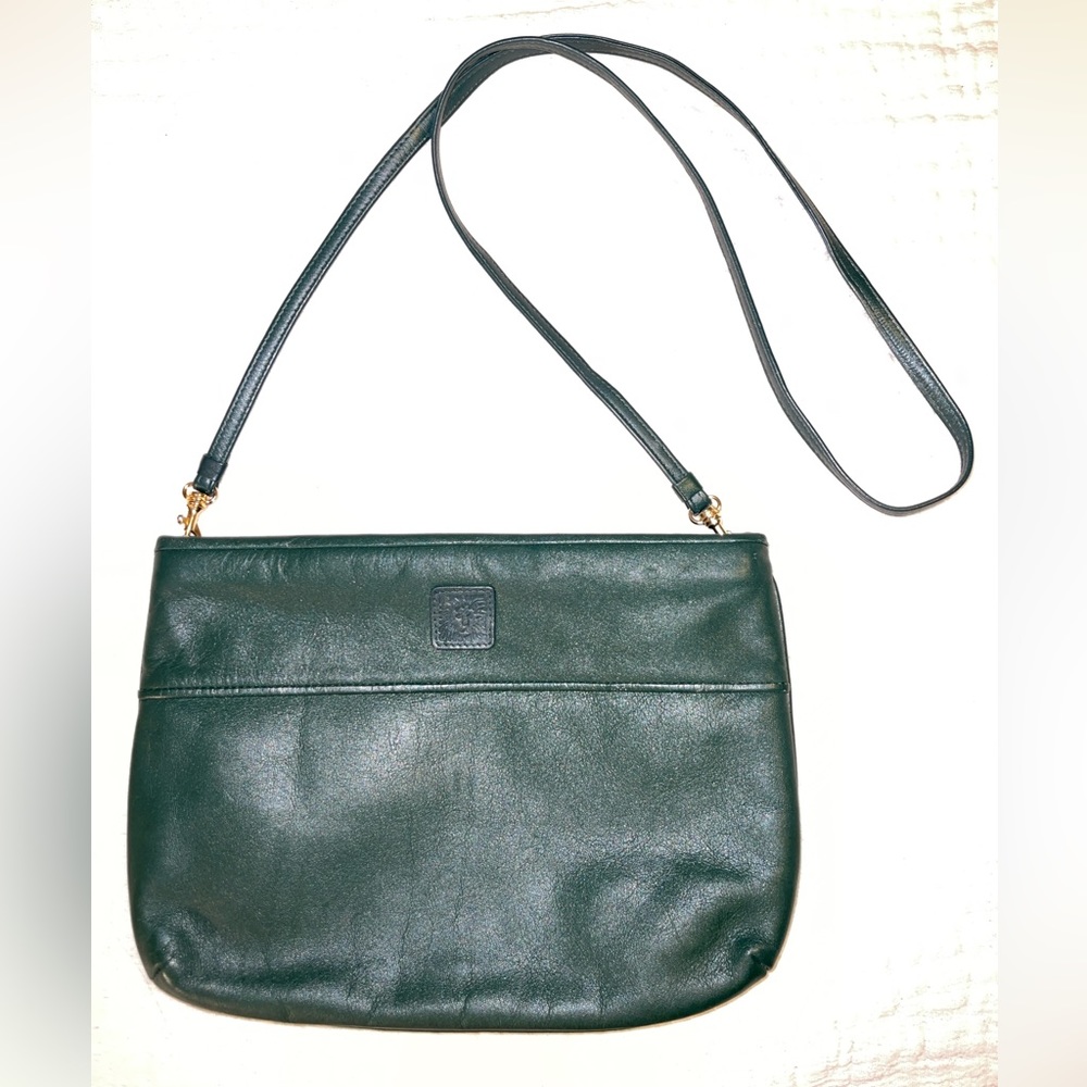 VNTG genuine leather clutch crossbody purse